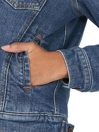 Wrangler Women's Retro Sherpa Lined Jacket- Denim