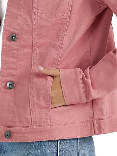 Wrangler Authentic Women's Stretch Denim Jacket- Dusty Rose