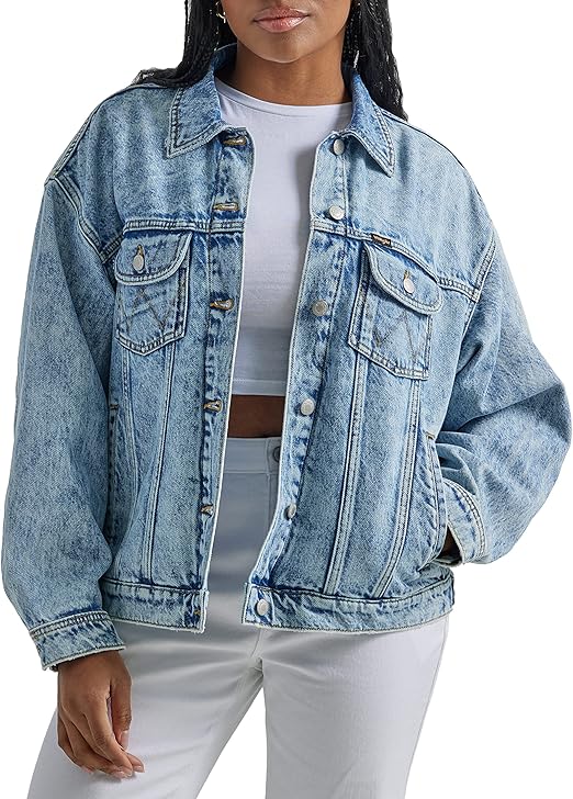 Wrangler Women's Friend Denim Jacket- Moonchild